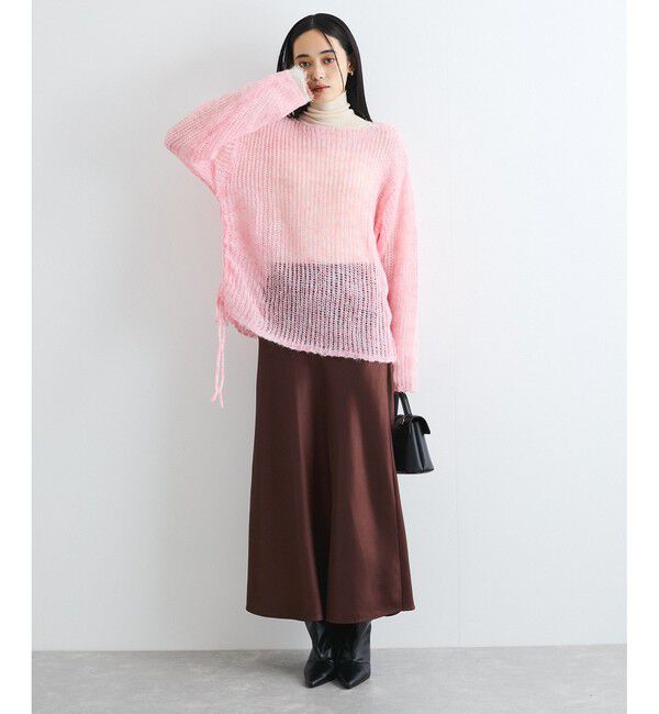 VIS「モヘアタッチシアーニット」|ニット・セーター|