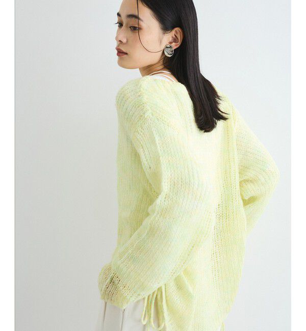 VIS「モヘアタッチシアーニット」|ニット・セーター|