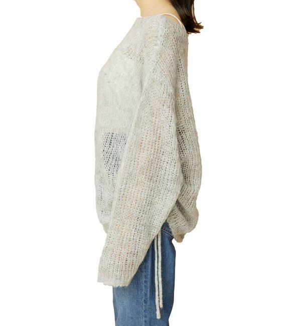 VIS「モヘアタッチシアーニット」|ニット・セーター|