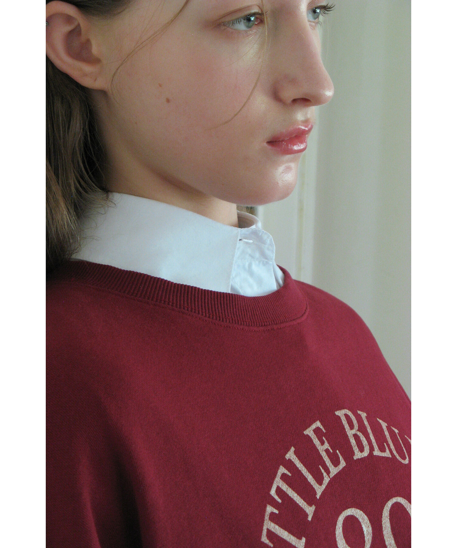 VIS「【韓国人気ブランド/sinoon】ヴィンテージライクスウェットプルオーバー【洗える】」|スウェット・ジャージ|