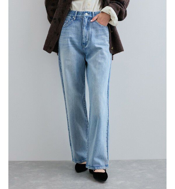 VIS「ハイウエストストレートデニム」|デニム|