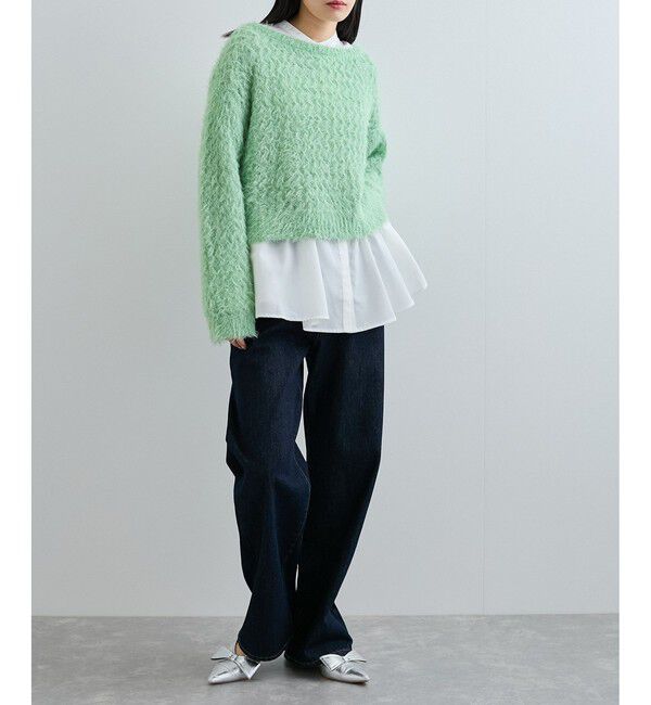 VIS「ハイウエストストレートデニム」|デニム|