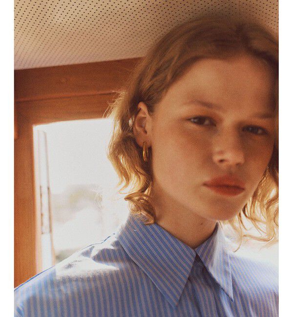 VIS「【POLO BCS】VIS別注フレンチスリーブドローストリングシャツ」|シャツ・ブラウス|