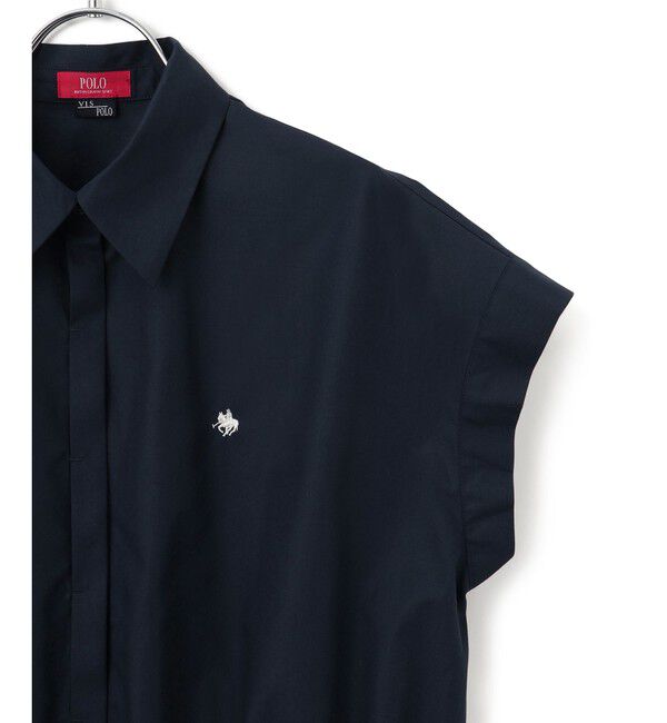 VIS「【POLO BCS】VIS別注フレンチスリーブドローストリングシャツ」|シャツ・ブラウス|