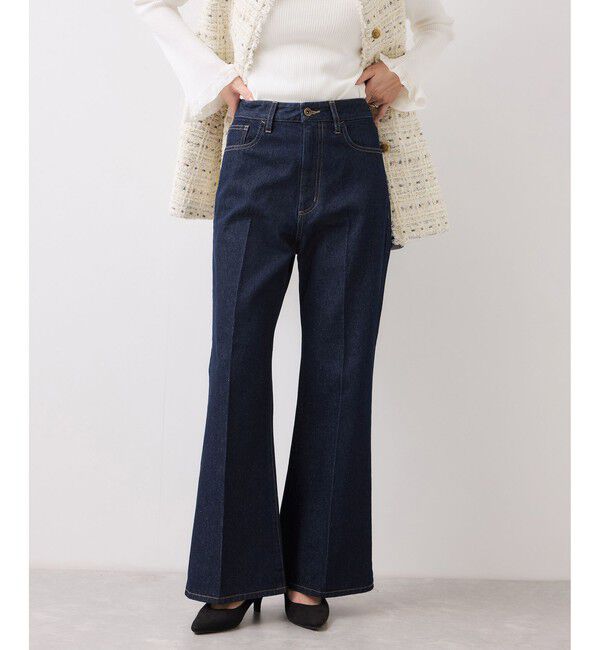 VIS「フレアシルエットデニムパンツ」|デニム|