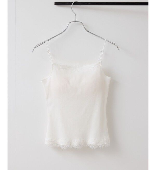 VIS「カップ付きレーステレコキャミソール」|キャミソール|オフホワイト(15)