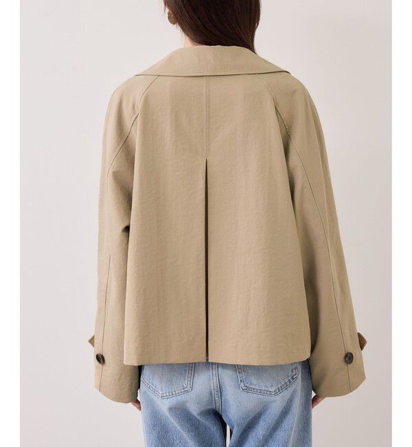 VIS「ショートトレンチコート/UVケア・撥水・花粉ガード」|トレンチコート|