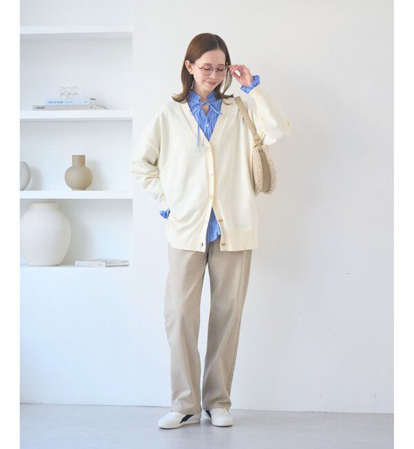 Rope&rsquo;Picnic「Vネックフォルムカーディガン」|カーディガン|