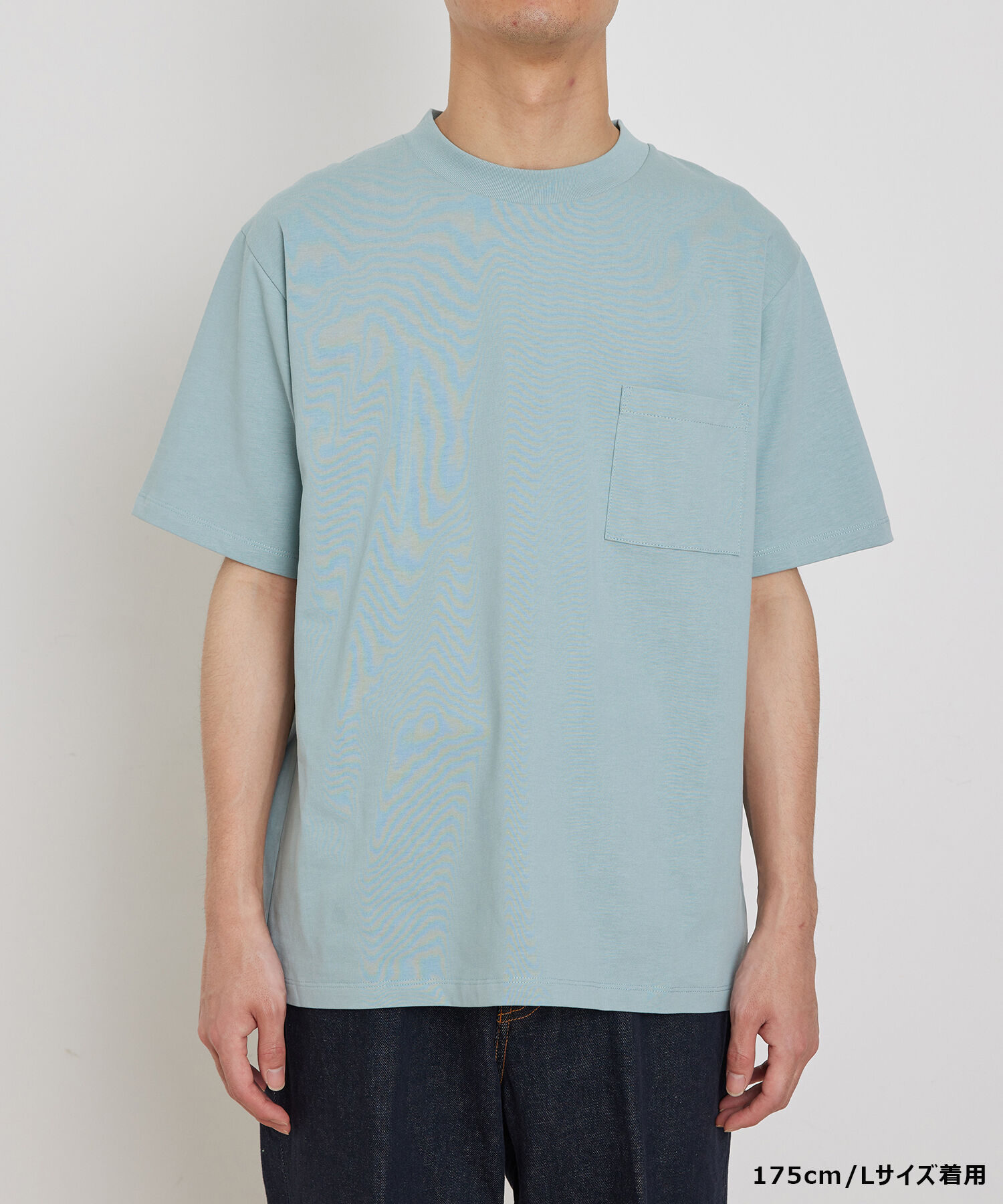 ADAM ET ROPE'「〈汗染み防止〉スエット ガード ベーシック ポケット Tシャツ」|Tシャツ・カットソー|