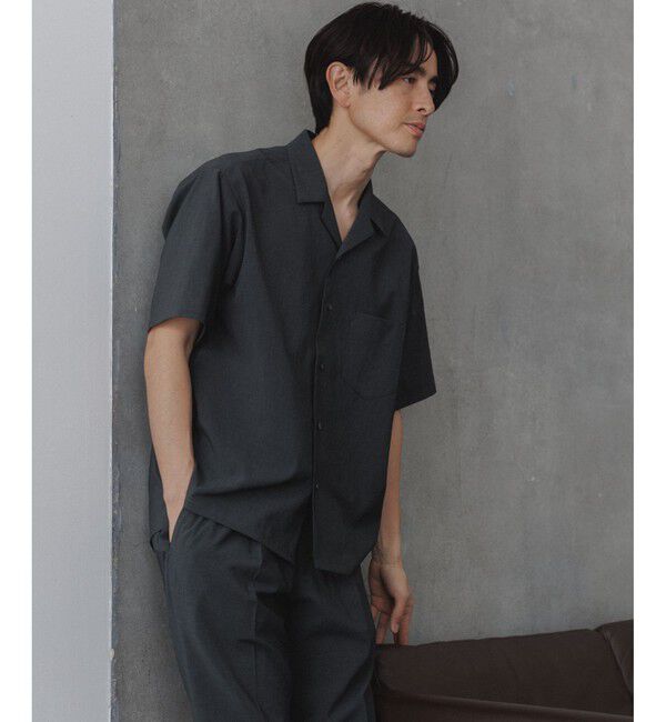 ADAM ET ROPE'「接触冷感【RIRANCHA】セットアップ / オープンカラーシャツ & スラックス」|スーツ|