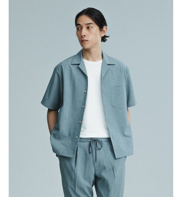 ADAM ET ROPE'「接触冷感【RIRANCHA】セットアップ / オープンカラーシャツ & スラックス」|スーツ|