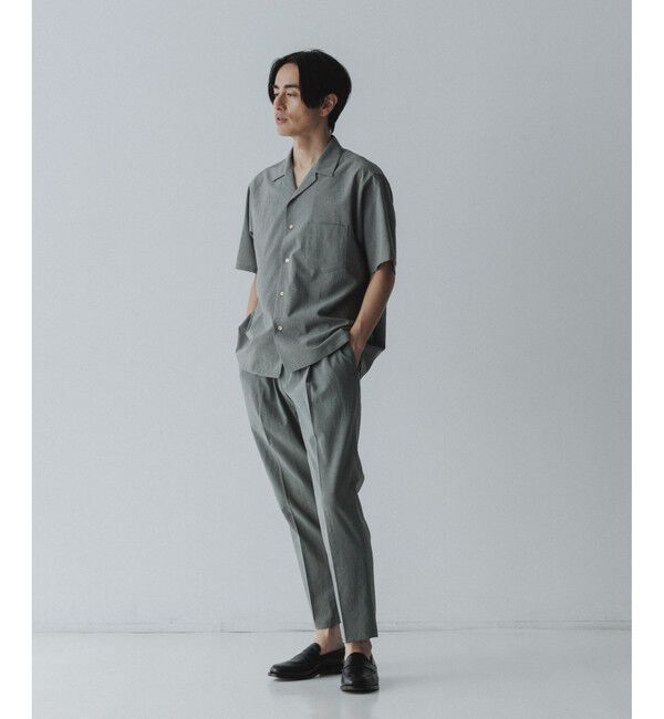 ADAM ET ROPE'「接触冷感【RIRANCHA】セットアップ / オープンカラーシャツ & スラックス」|スーツ|