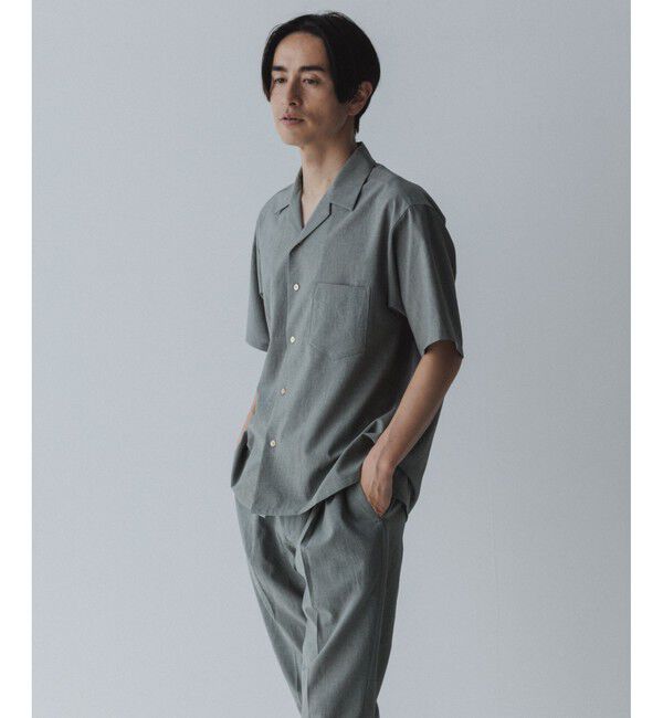 ADAM ET ROPE'「接触冷感【RIRANCHA】セットアップ / オープンカラーシャツ & スラックス」|スーツ|