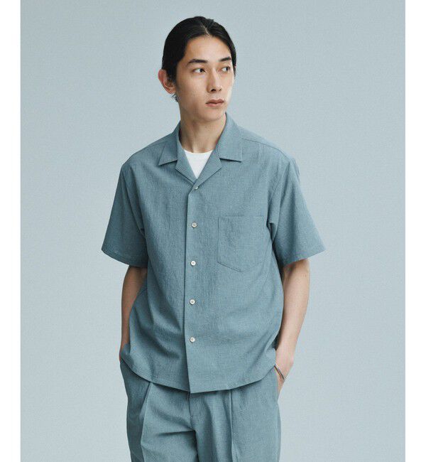 ADAM ET ROPE'「接触冷感【RIRANCHA】セットアップ / オープンカラーシャツ & スラックス」|スーツ|