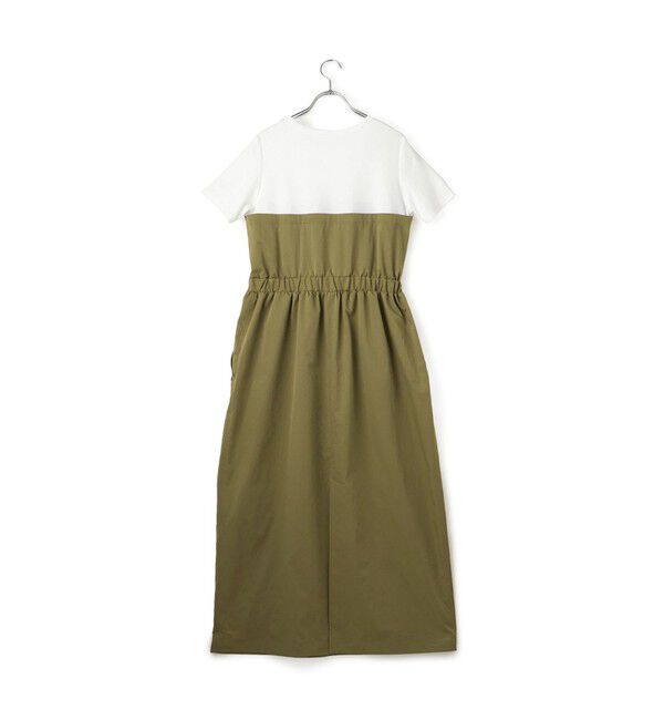 ADAM ET ROPE'「【サステナブル】撥水コンビワンピース」|ワンピース|