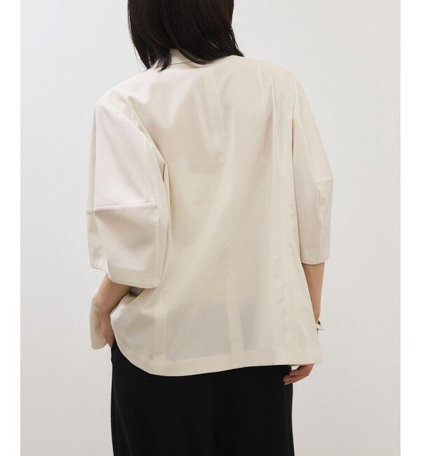 ADAM ET ROPE'「バレルスリーブジャケット」|テーラードジャケット|