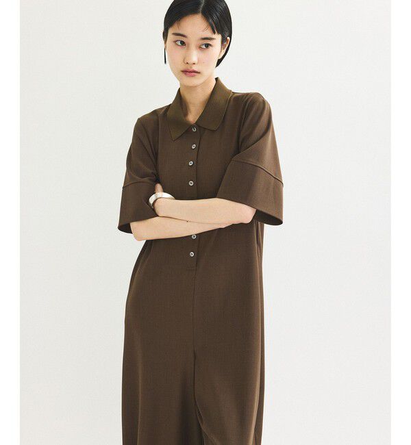 ADAM ET ROPE'「【WEB限定】・【定番】ポロシャツオールインワン」|オールインワン|