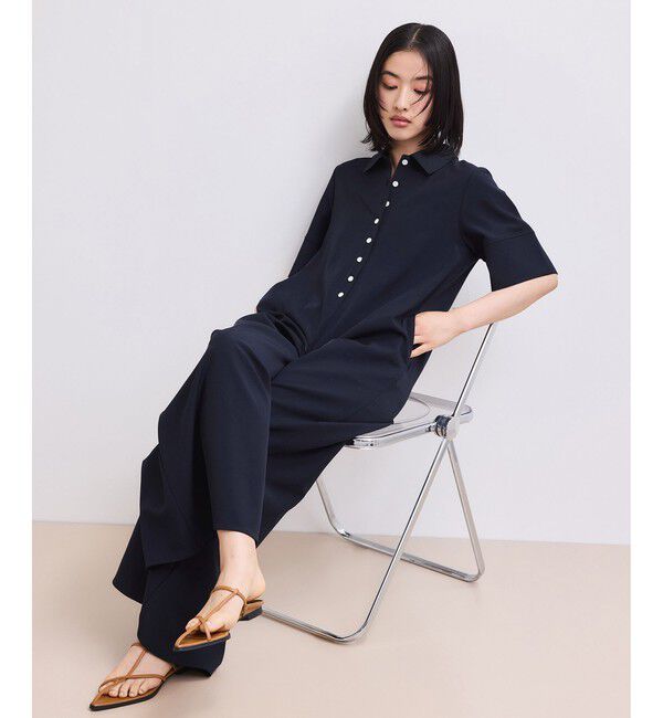 ADAM ET ROPE'「【WEB限定】・【定番】ポロシャツオールインワン」|オールインワン|