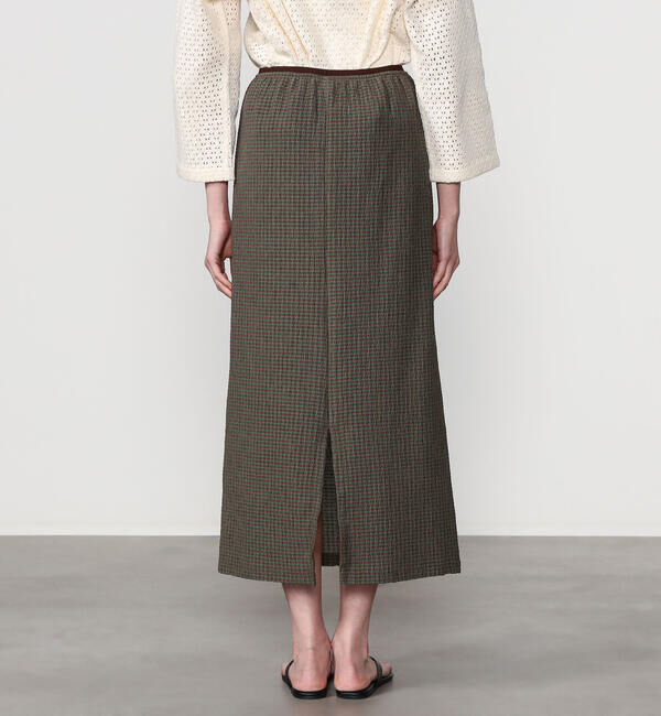  「BRACCAE | シャーリング タイトスカート WOMEN」|スカート|