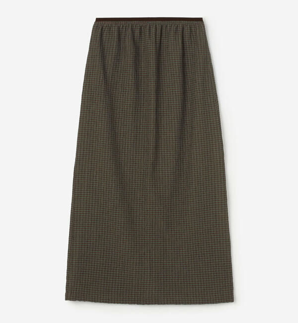  「BRACCAE | シャーリング タイトスカート WOMEN」|スカート|