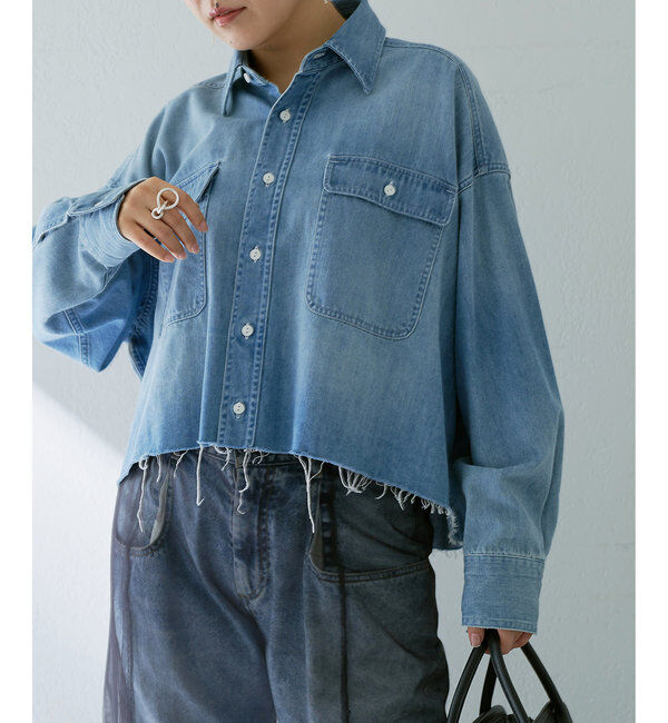  「デニムシャツ」|シャツ・ブラウス|ブルー