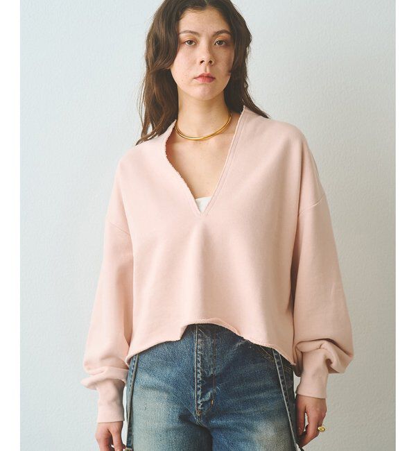  「スウェットVネックプルオーバー２」|Tシャツ・カットソー|