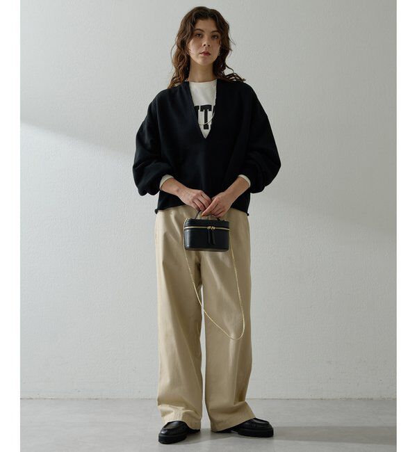  「スウェットVネックプルオーバー２」|Tシャツ・カットソー|