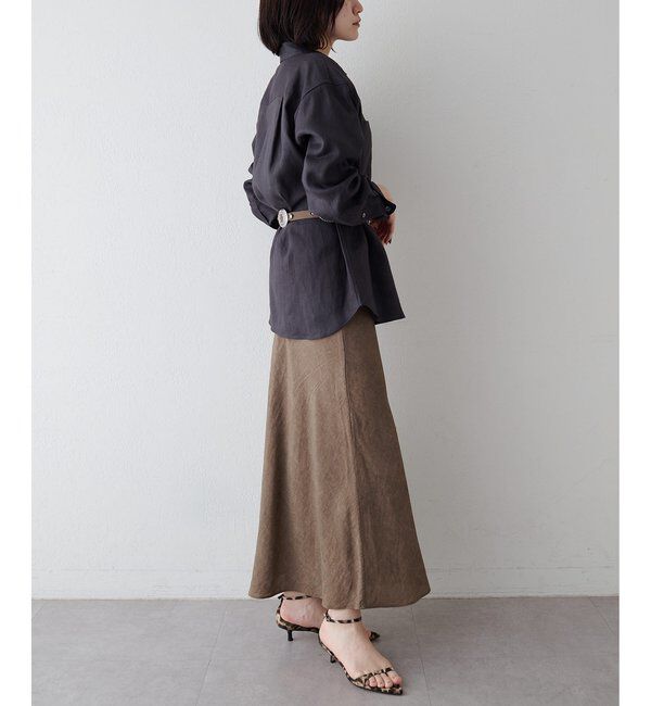  「ツイル顔料染めスカート」|スカート|