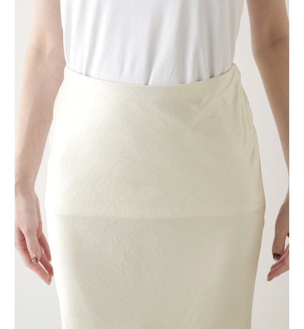  「サテンフレアスカート」|スカート|