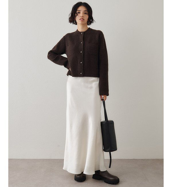  「サテンフレアスカート」|スカート|