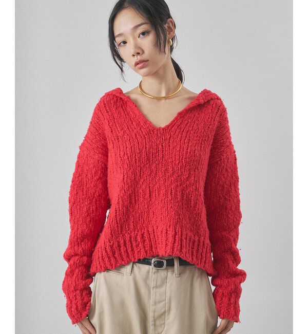  「ローゲージスキッパープルオーバー」|ニット・セーター|