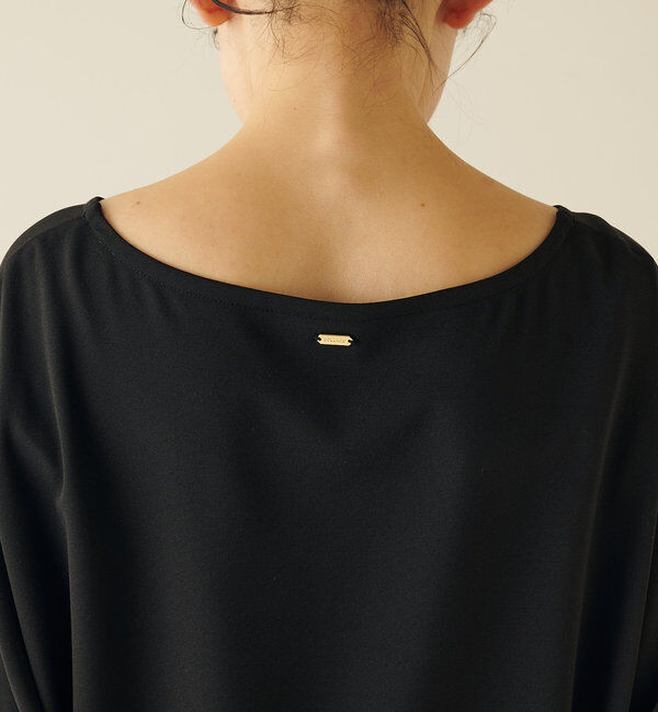  「《高機能/オールシーズン着られる》ジャージ袖リブブラウス」|シャツ・ブラウス|