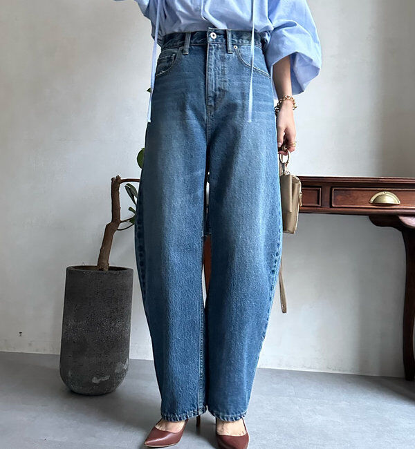  「【ベストセラーアイテム】カーブデニム」|デニム|