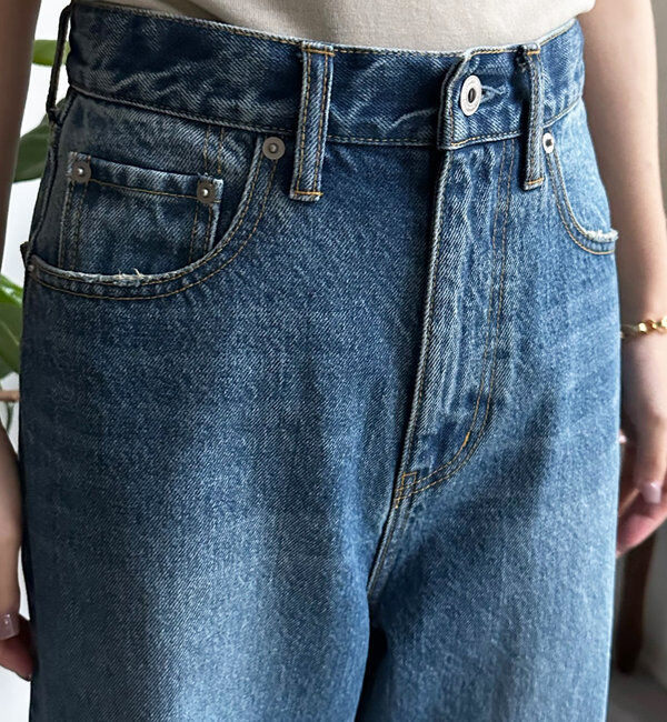  「【ベストセラーアイテム】カーブデニム」|デニム|