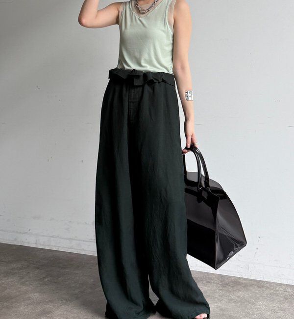  「シアー切替タンク」|Tシャツ・カットソー|