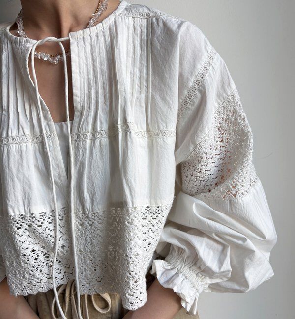  「インドレースボレロブラウス」|シャツ・ブラウス|