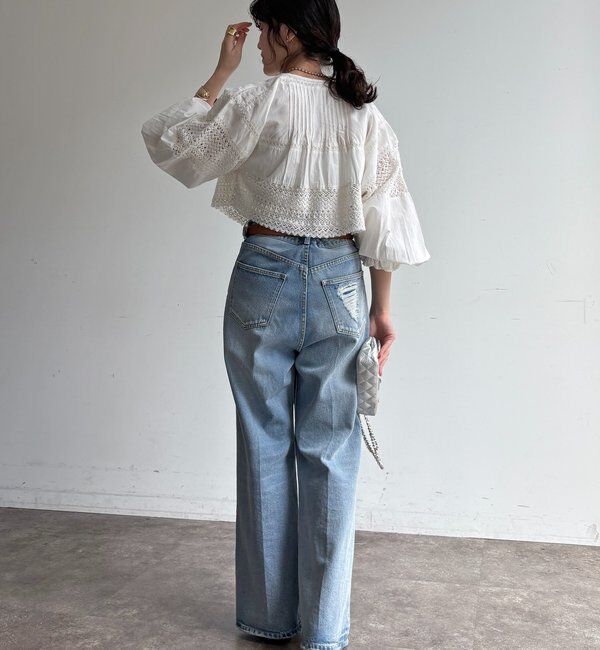  「インドレースボレロブラウス」|シャツ・ブラウス|