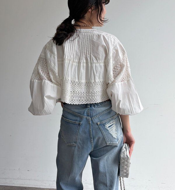  「インドレースボレロブラウス」|シャツ・ブラウス|