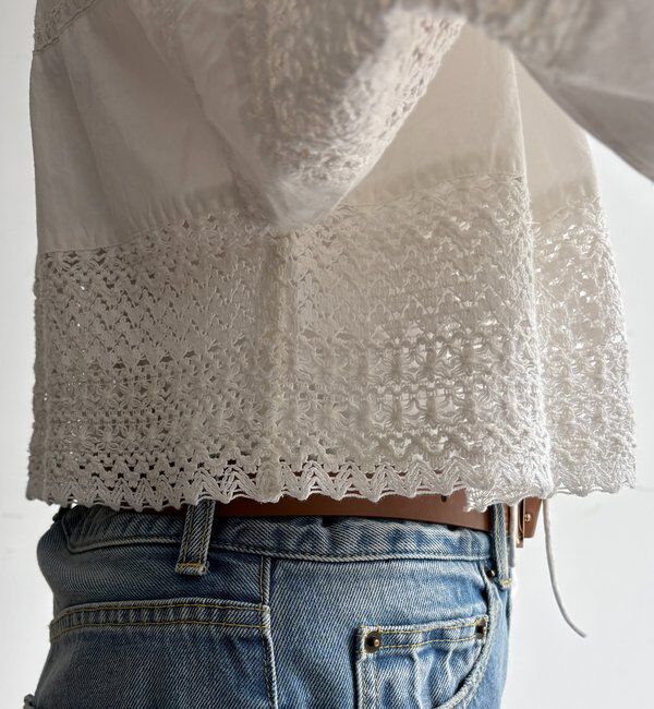  「インドレースボレロブラウス」|シャツ・ブラウス|