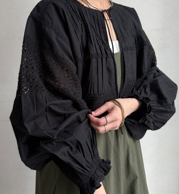  「インドレースボレロブラウス」|シャツ・ブラウス|