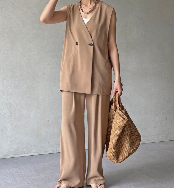  「【WEB限定】接触冷感ベスト」|ベスト・ジレ|