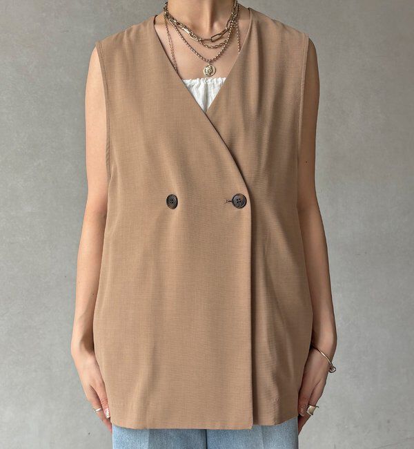  「【WEB限定】接触冷感ベスト」|ベスト・ジレ|