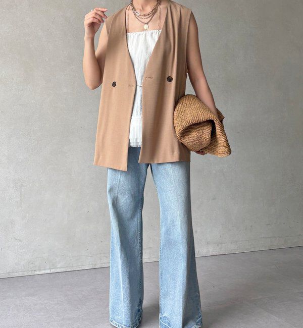  「【WEB限定】接触冷感ベスト」|ベスト・ジレ|