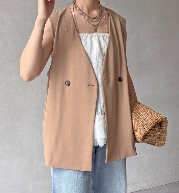  「【WEB限定】接触冷感ベスト」|ベスト・ジレ|