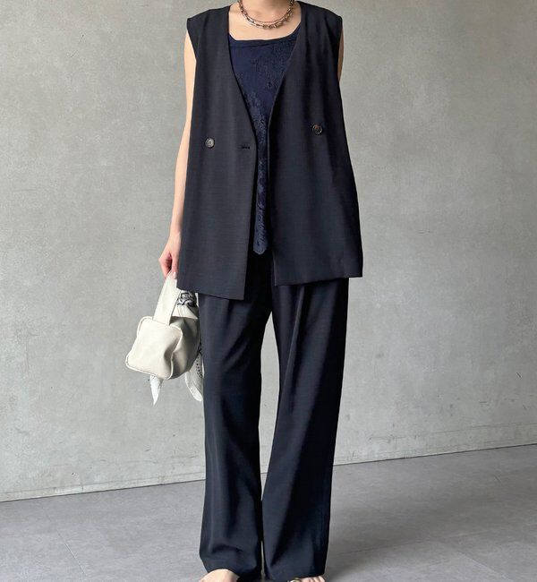  「【WEB限定】接触冷感ベスト」|ベスト・ジレ|