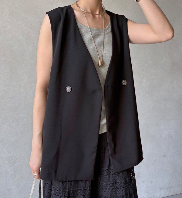  「【WEB限定】接触冷感ベスト」|ベスト・ジレ|