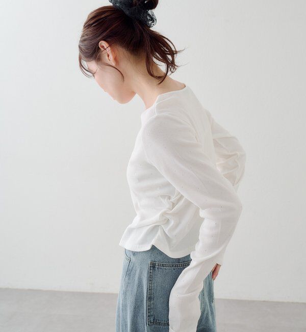  「リブスタッズカーディガン」|Tシャツ・カットソー|