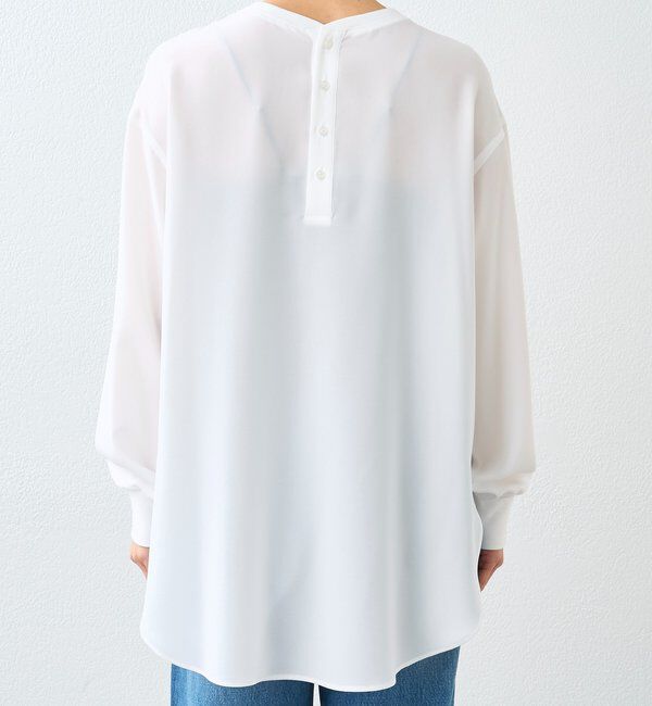  「【さらっと着やすい！/冷房・日焼け対策◎】ジョーゼットポケットブラウス」|シャツ・ブラウス|