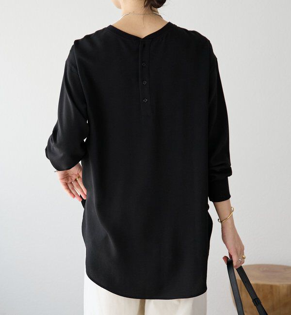  「【さらっと着やすい！/冷房・日焼け対策◎】ジョーゼットポケットブラウス」|シャツ・ブラウス|