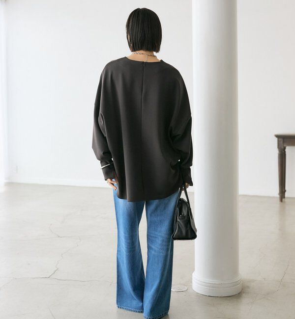  「【楽ちんキレイ】ダンボールポンチョプルオーバー」|Tシャツ・カットソー|